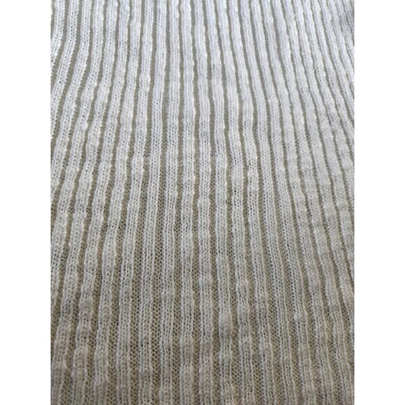 Women's Basic White Stretchy Tank Top M - Picture 3 of 6